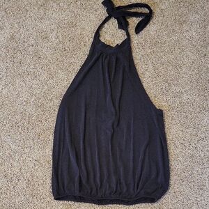 Chic Black Halter Tank Top